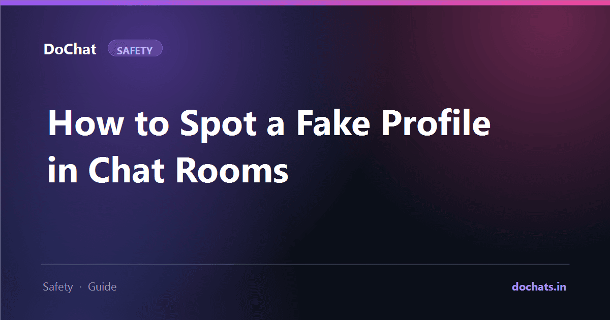 Illustration for an article about spotting fake profiles online